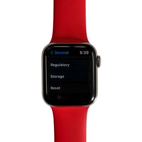 Reset Apple Watch before selling