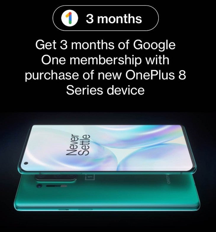 Free Google Cloud Storage with OnePlus 8 Pro